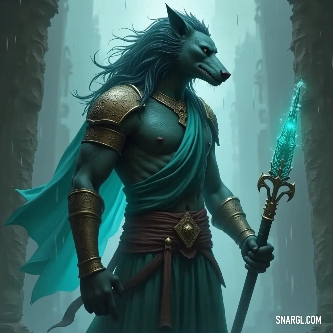 Ronan, clad in green, wielding a sword and glowing green light, stands boldly in a vibrant forest full of life and energy. In a lush forest alive with vibrant hues, a brave fighter named Ronan, donned in a green outfit, clutches a sword in one hand and a bright green light in the other. The interplay of natural elements and his luminous energy embodies a spirit of adventure a