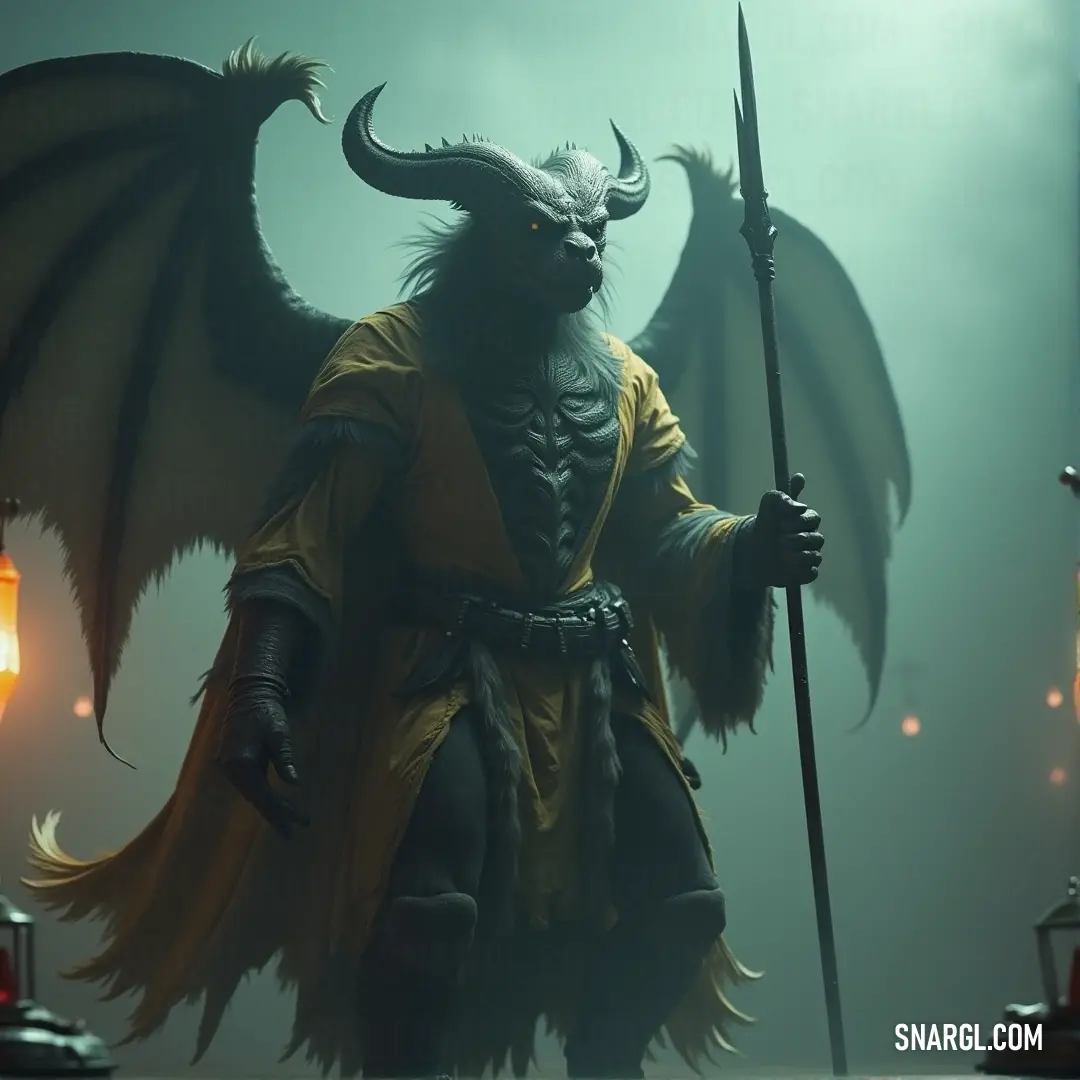 A Shadow Warden in a dark, mysterious setting holds a staff, with a glowing light bulb illuminating the background, casting an otherworldly atmosphere. A Shadow Warden stands tall, gripping a staff with a powerful presence, their unique armor glistening under the eerie light of a glowing bulb behind them, casting shadows across the scene.