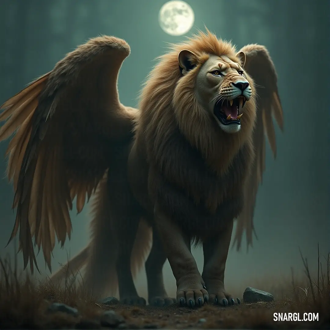 The Simurgh of the Moon looms in the darkness, its wings unfurled as moonlight softly illuminates its mysterious presence amidst a stark, shadowed backdrop. The dark silhouette of the Simurgh of the Moon, its wings spread wide against a deep, shadowed background. The moonlight catches the edges of its form, casting a faint glow around its majestic figure.
