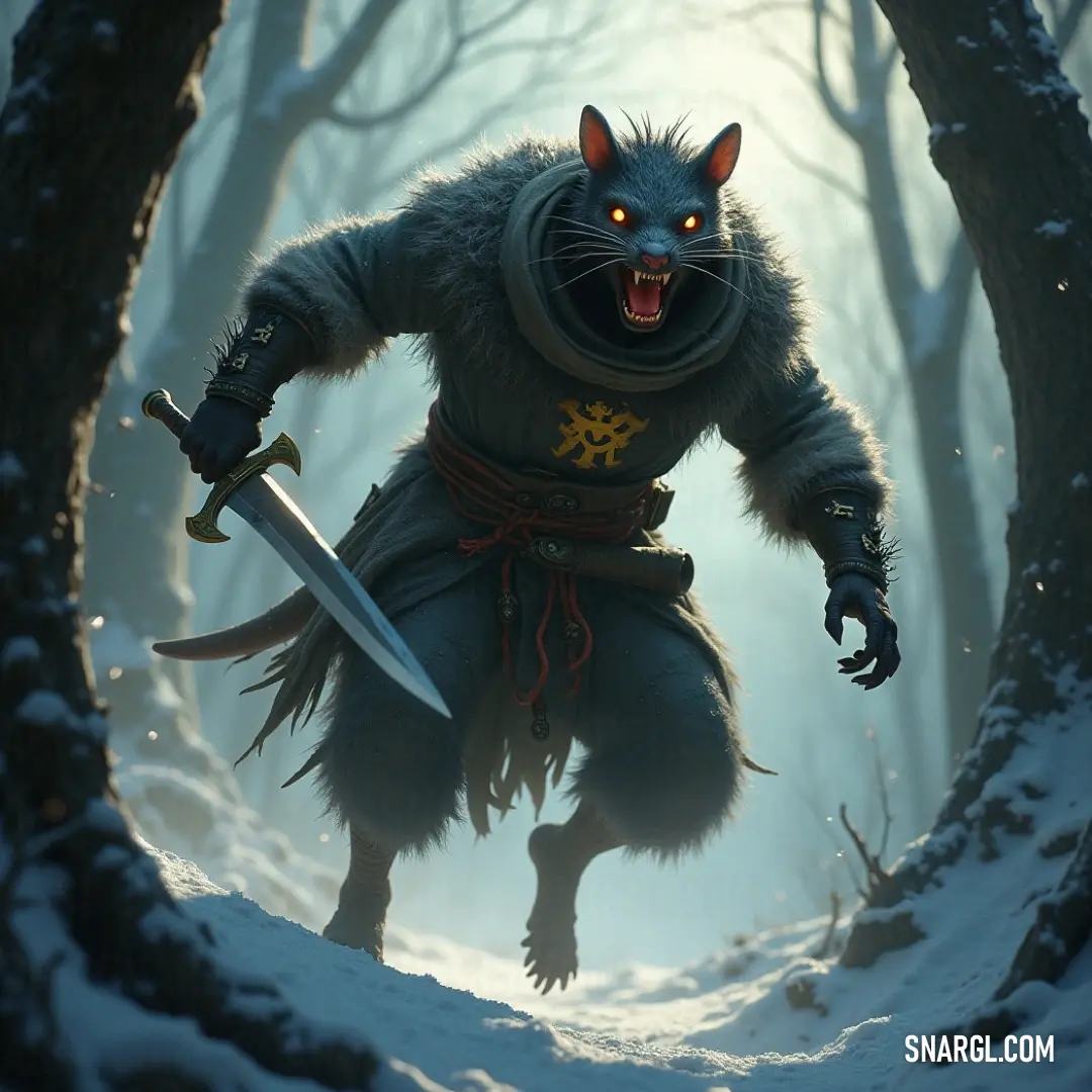 A fantasy character in a Skrolk-like outfit holding a sword, ready for adventure A mysterious figure in a fantasy world, clad in a Skrolk-inspired outfit, grips a sword with determination. The atmosphere hints at ancient power, as the figure stands in a scene filled with adventure and unknown threats.