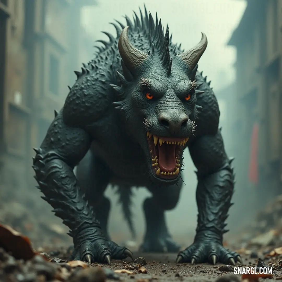 Fierce and fearsome, demonic Smaug reveals its terrifying maw and ancient power Demonic Smaug reveals a fierce countenance, its mouth agape in a terrifying roar that showcases razor-sharp teeth. The creature's sinister features reflect an ancient power, ready to unleash chaos upon any who dare approach its lair.