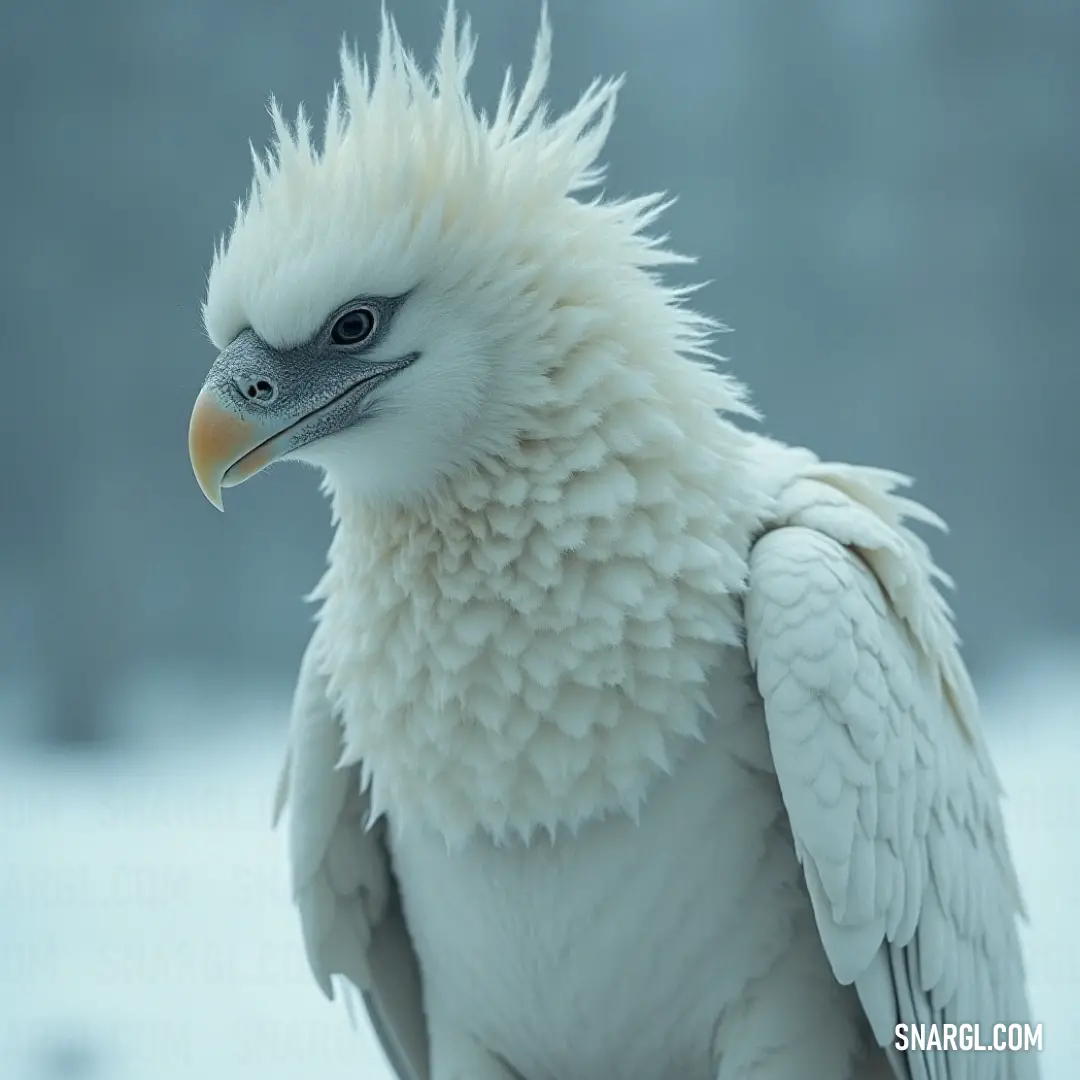 This striking White Snowwing captivates with its unique features: a gleaming white body, a long slender beak, and a captivating blue eye, perfectly showcased in its vibrant plumage.