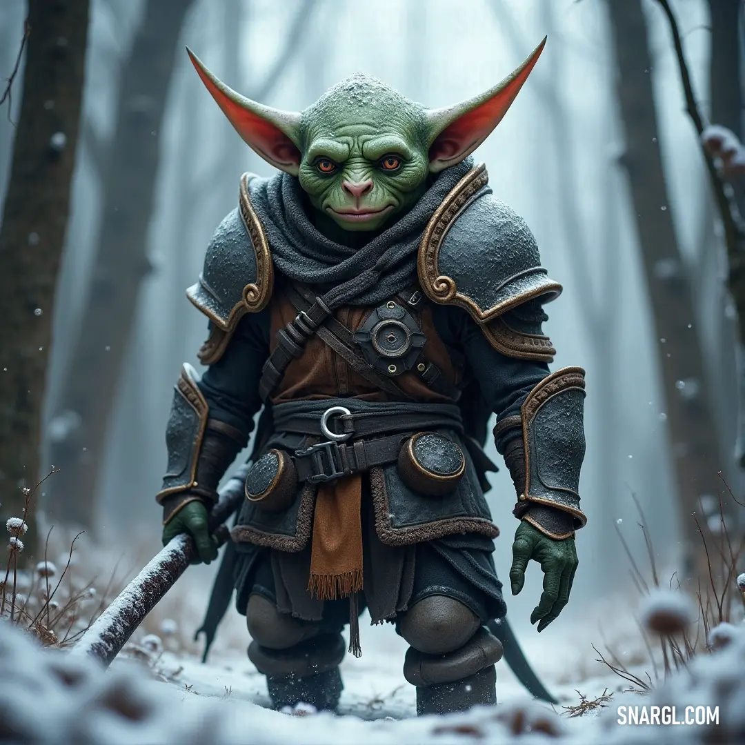 Splin, armored warrior, standing strong with sword and helmet in a fantasy woodland setting Splin, a warrior in full armor, stands confidently in a mystical forest. Holding his sword with determination and wearing a helmet, he is poised for whatever challenges the woods may hold.
