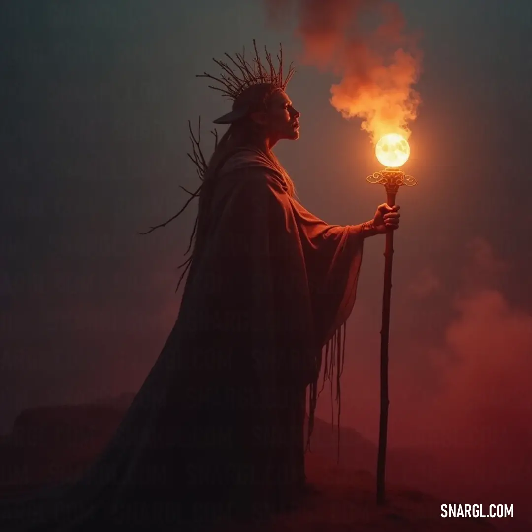 In a captivating display of light and mystery, the Star Whisperer, adorned with dreadlocks and holding a torch, becomes a symbol of guidance, inviting those who seek adventure to join her on a journey through the enchanting twilight. With a torch held high and a glowing orb hovering above, the Star Whisperer with dreadlocks stands confidently, illuminated against the darkness, a beacon of hope and light that beckons explorers and dreamers to follow into the unknown.