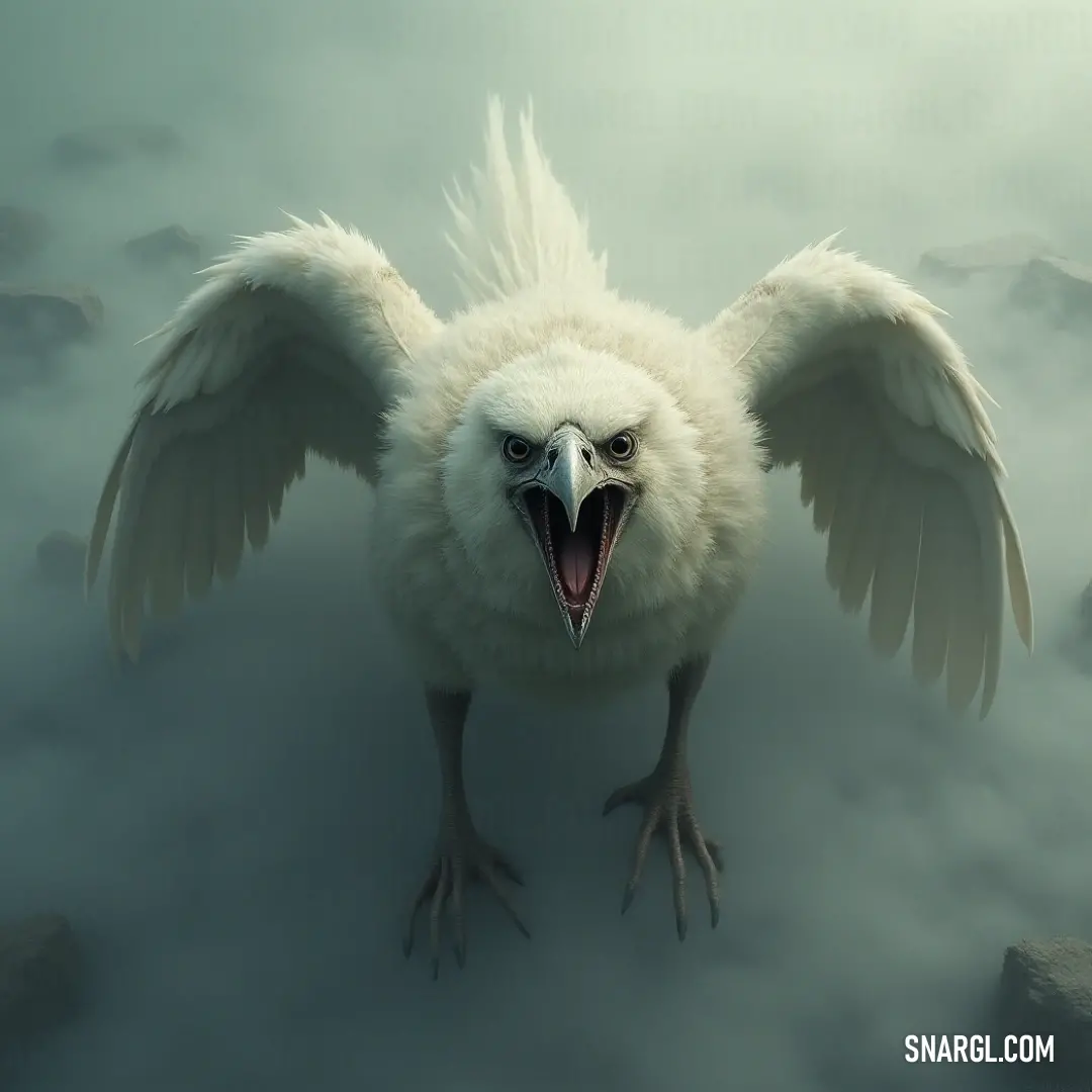 A white Stormbird stretches its wings wide, soaring with grace against the backdrop of a bright blue sky. A majestic white Stormbird with wings spread wide, soaring effortlessly through the sky, its feathers a sharp contrast against the vast blue expanse that stretches in every direction.
