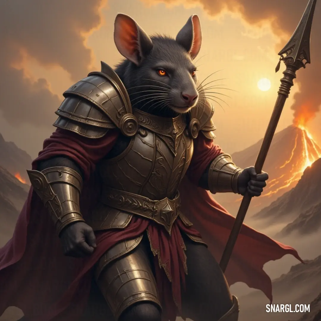 A warrior clad in armor, holding a sword, stands with mountains in the distance, embodying courage and readiness for any challenge. A brave figure in shining armor grips a sword firmly, standing tall against a breathtaking mountain backdrop, exuding strength and determination.