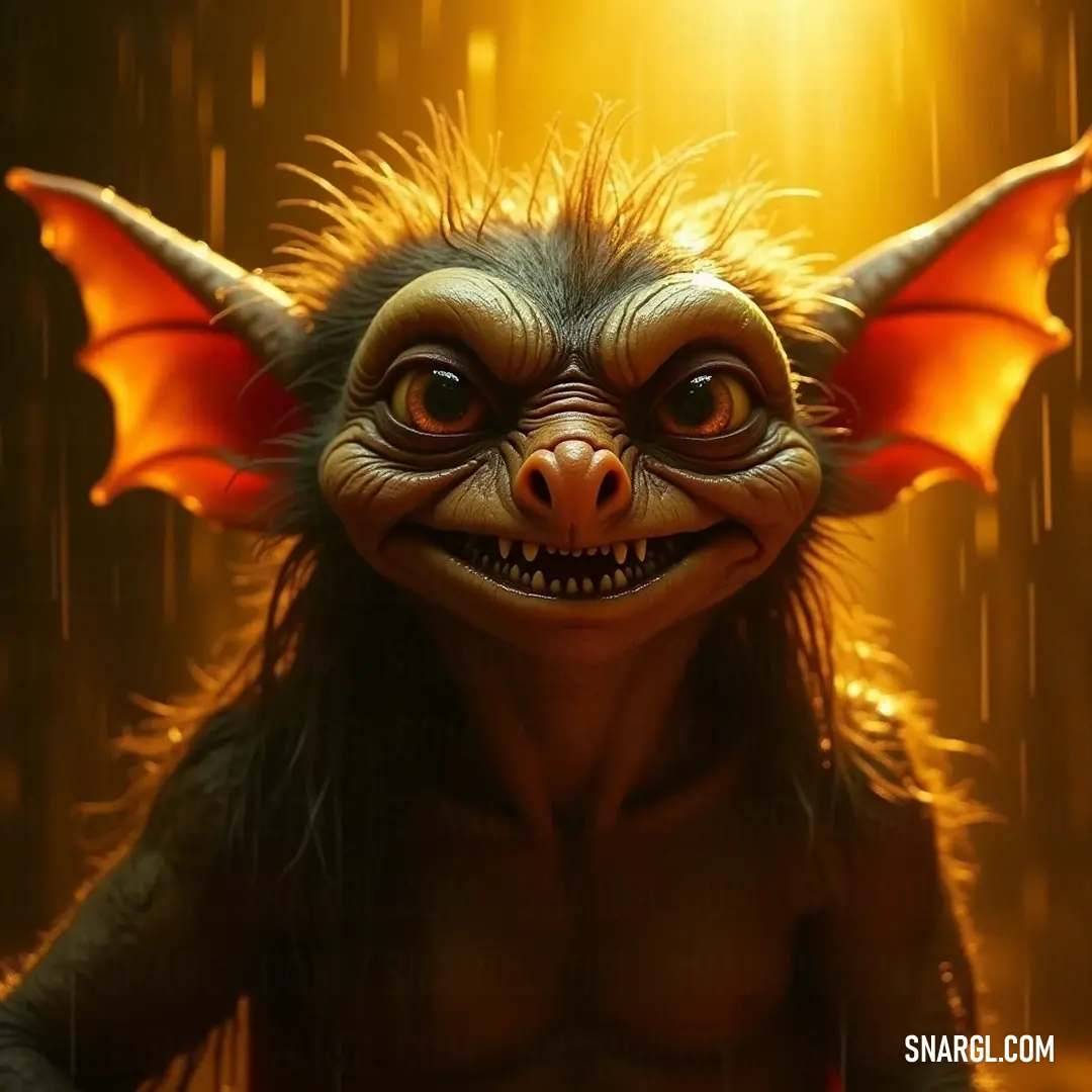 A striking tattle boasting large expressive eyes and a whimsical demon-like face, standing boldly in a dramatic setting that captivates with its unique charm and invites curiosity about its enchanting story. A striking tattle with oversized eyes and a demon-like visage, presenting a unique blend of whimsy and intrigue as it stands boldly, drawing attention with its fantastical yet playful appearance amid an adventurous landscape.