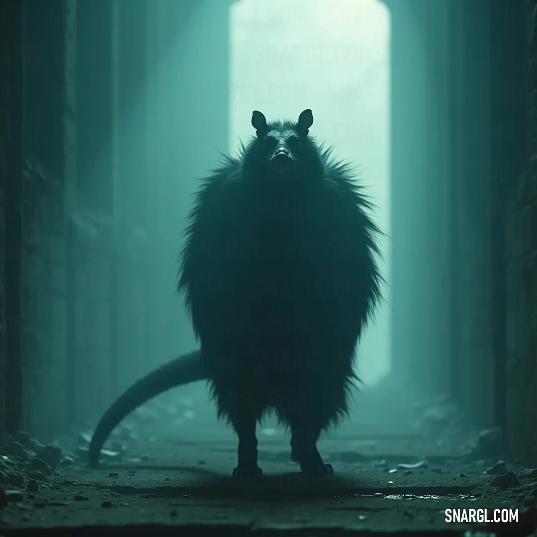 Amidst a shadowy tunnel, the furry Thanquol stands with an exuberant expression, light emanating from its mouth, creating an aura of mischief and charm in the depths of the dark. A whimsical furry Thanquol stands defiantly in a dark, twisting tunnel, where an enigmatic light shines from its mouth, accentuating its long tail and capturing a playful yet adventurous spirit.