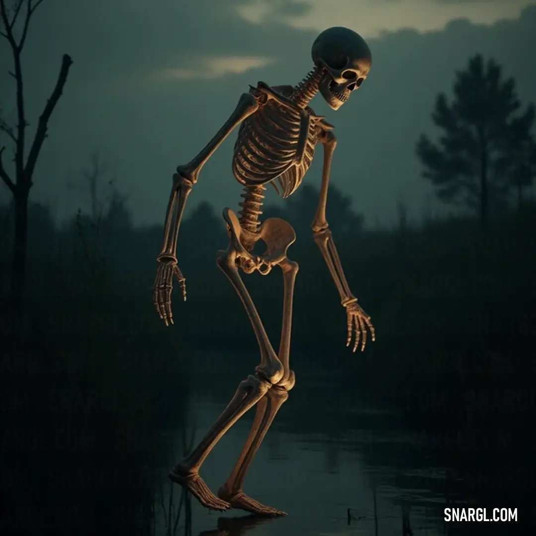 Drifting through dark waters beneath a luminous full moon, a figure walks with purpose, their shadow stretching into the night, capturing the essence of solitude and mystique. Under the watchful gaze of a full moon, a solitary figure strides through still waters, the eerie reflection amplifying the sense of solitude and the mystical energy of the nighttime landscape.