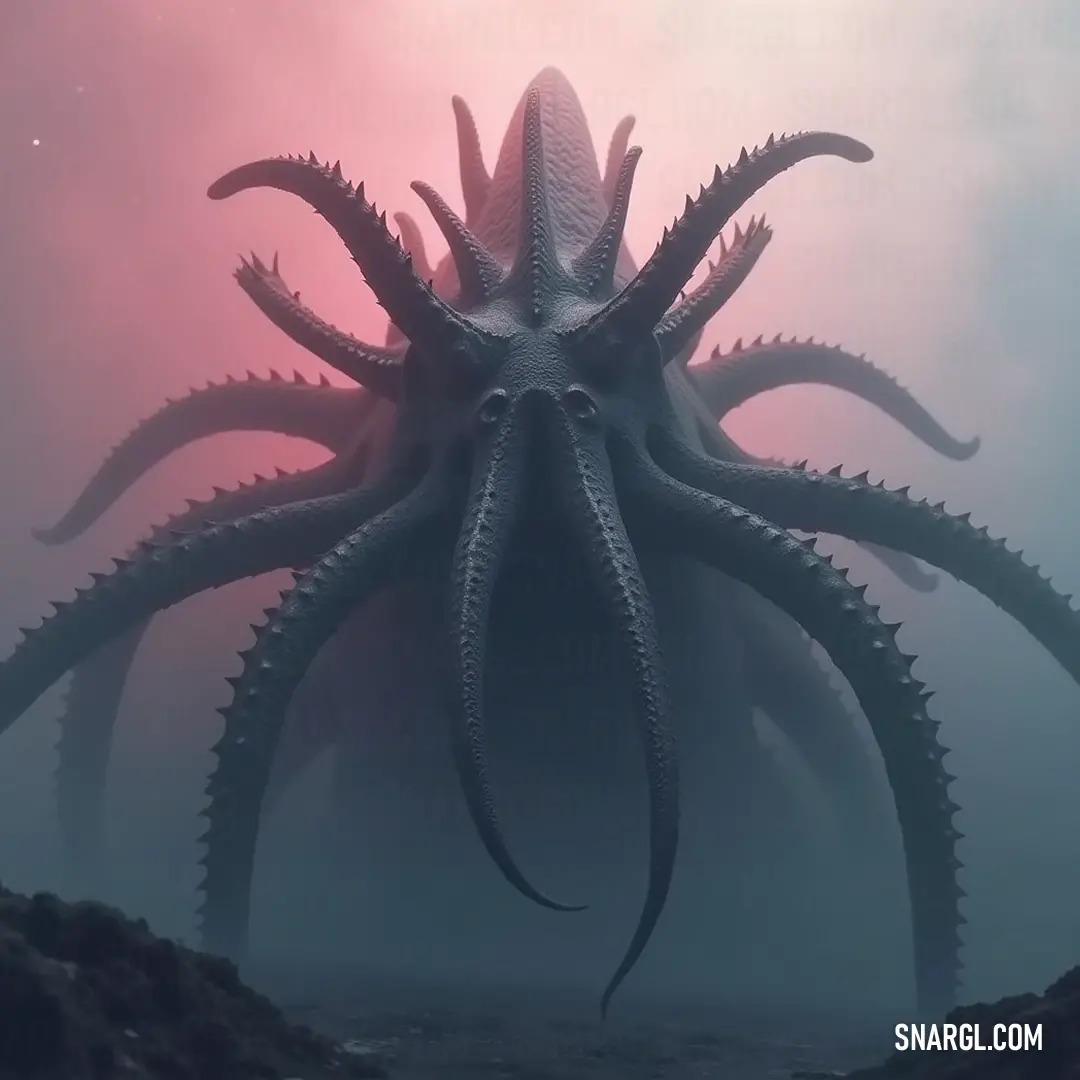 The ancient and powerful Old One, towering above the water's surface with its tentacles elegantly spread, embodies the depths of the ocean's enigma. A colossal figure known as The Old One stands majestically in a shimmering sea, its long tentacles unfurling gracefully, as if inviting the viewer into the mysteries of the deep.