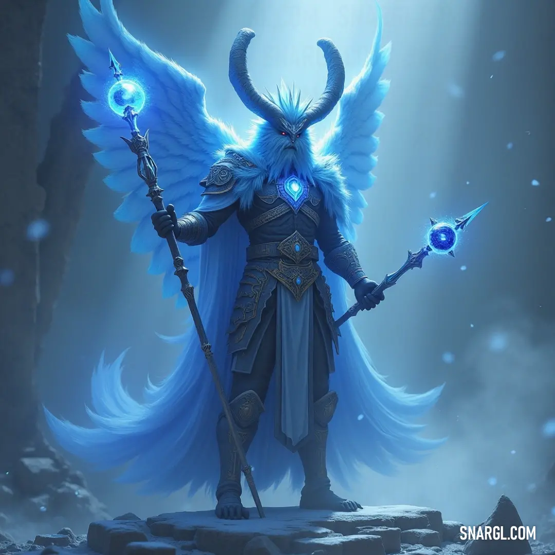 The Sacred Orbs of Justice bear a glowing staff and halo, symbolizing hope. The Sacred Orbs of Justice stand valiantly, holding a luminous staff and surrounded by a radiant halo, emanating an aura of hope and righteousness as they choose to guide the lost souls through dark times.