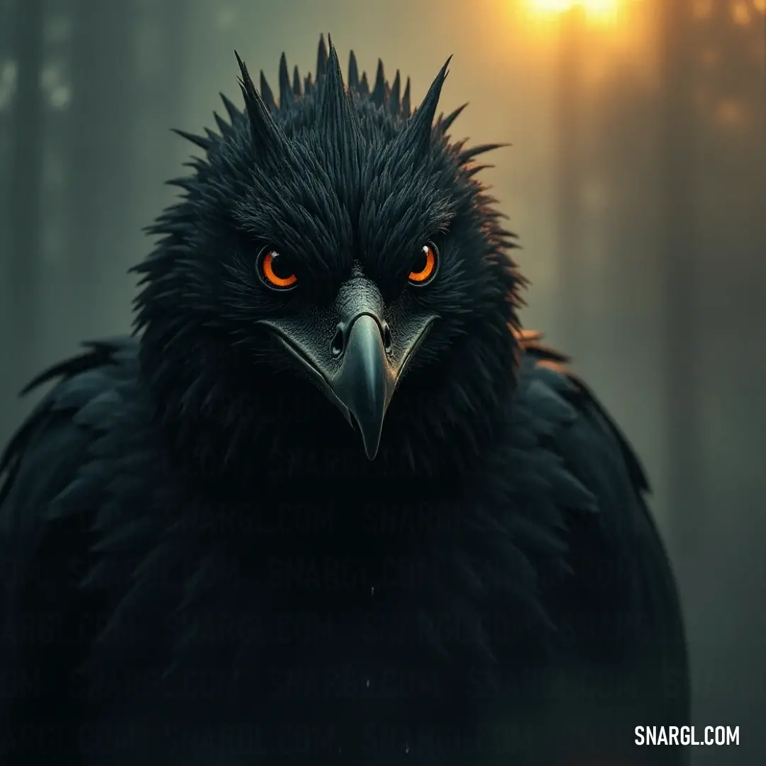 An ominous Black Thundercloud with piercing orange eyes and jagged spikes dominates the scene, its formidable presence accentuated by a glowing yellow light in the background that hints at its transient ferocity.