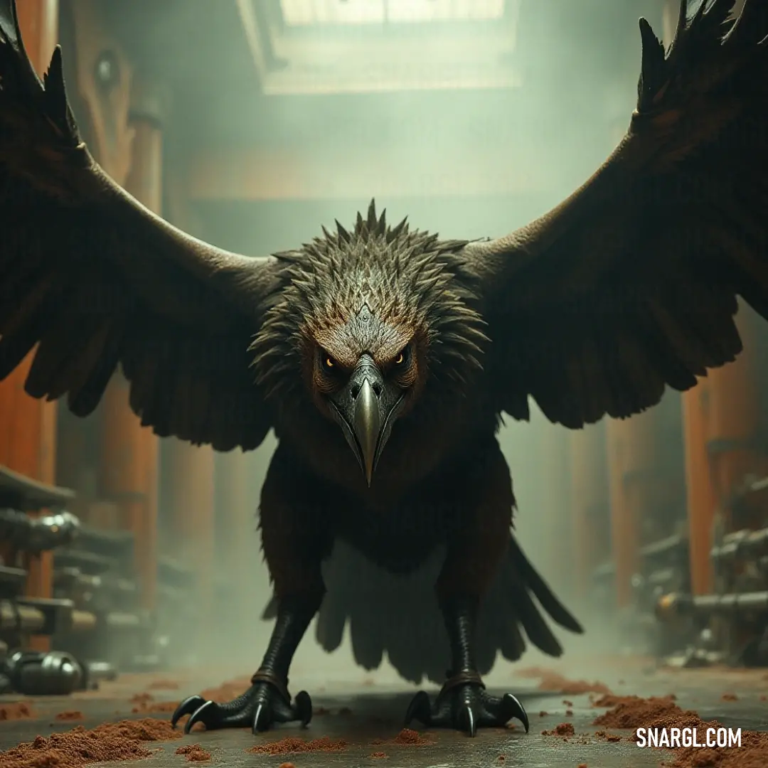 An awe-inspiring Thunderflare displays its magnificent wing span in a warmly lit room, giving an air of magic and intrigue. A majestic Thunderflare with expansive wings gracefully spread, illuminated by a bright ceiling light in a cozy, shadowy room, creating an enchanting atmosphere filled with wonder and mystery.