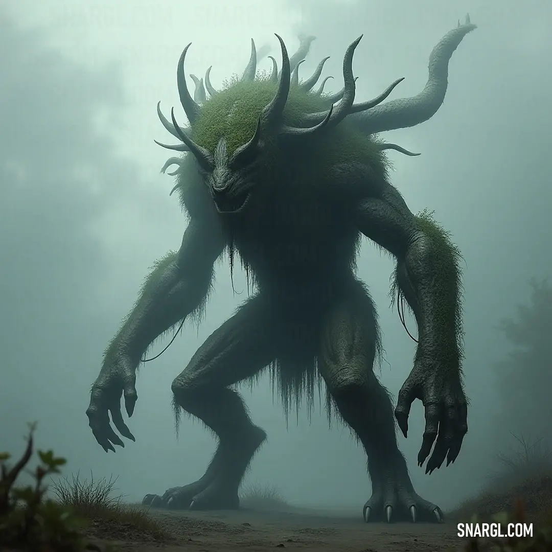 A majestic Giant Treetop Sentinel, adorned with impressive horns, looms over the forest, its vigilant stance embodying the essence of protection, ensuring the harmony of life flourishes beneath its watchful gaze. A Giant Treetop Sentinel, crowned with impressive horns, stands watch over the forest canopy. Its sturdy legs anchor it as it surveys the vibrant landscape, a guardian of stories woven into the rich tapestry of the wilderness.