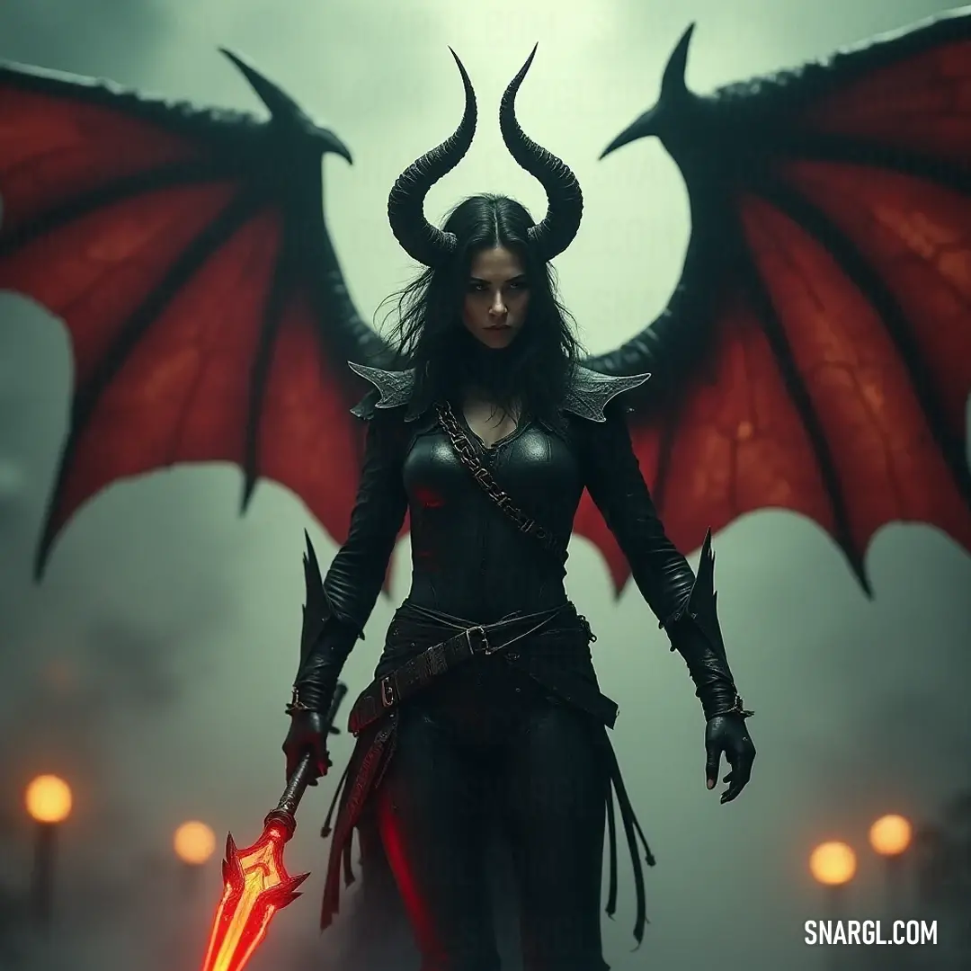 Fierce and fearless, Tyranna Bloodfist stands at the forefront of an epic tale, her sword raised high in defiance against a magnificent red dragon, symbolizing bravery in the face of danger. Tyranna Bloodfist stands triumphant before a majestic red dragon, her sword gleaming and horns proudly displayed, embodying a fierce alliance between strength and courage amidst an epic confrontation.