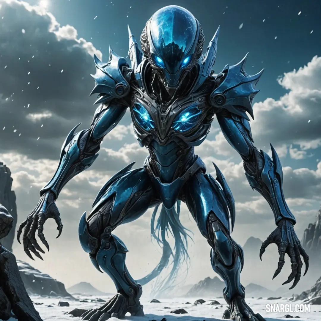 Agile Escape: Witness the swift maneuvers of Volkaris as it expertly eludes its larger predators, demonstrating the art of survival in nature. A striking image depicting the incredible agility of Volkaris as it swiftly navigates its environment to evade larger predators, showcasing its grace and survival instincts in the wild.