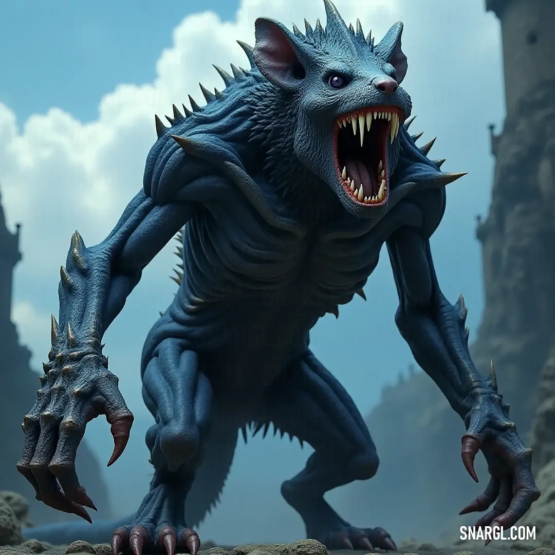 The Warpseer's fierce expression, accentuated by razor-sharp teeth, bursts with life in this animated memory, a glimpse into a fantastical world rich with adventure and thrilling encounters that create a vivid tapestry of imagination. With a fearsome snarl, the Warpseer showcases its sharp, gleaming teeth as it navigates a nostalgic scene from a past animated adventure, capturing the chaotic beauty and thrills of the creatures that lurk within forgotten realms.