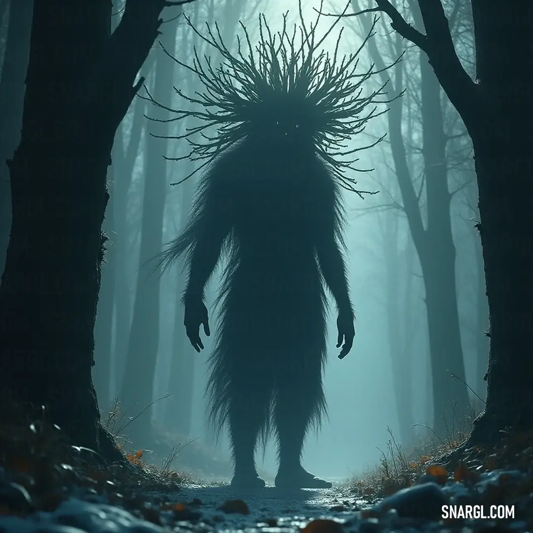 Majestic Large Willow Man in Lush Forest Setting A majestic large willow man stands proudly in a lush forest, surrounded by towering trees that create a tranquil canopy above, embodying the ancient spirit of nature amidst the greenery.