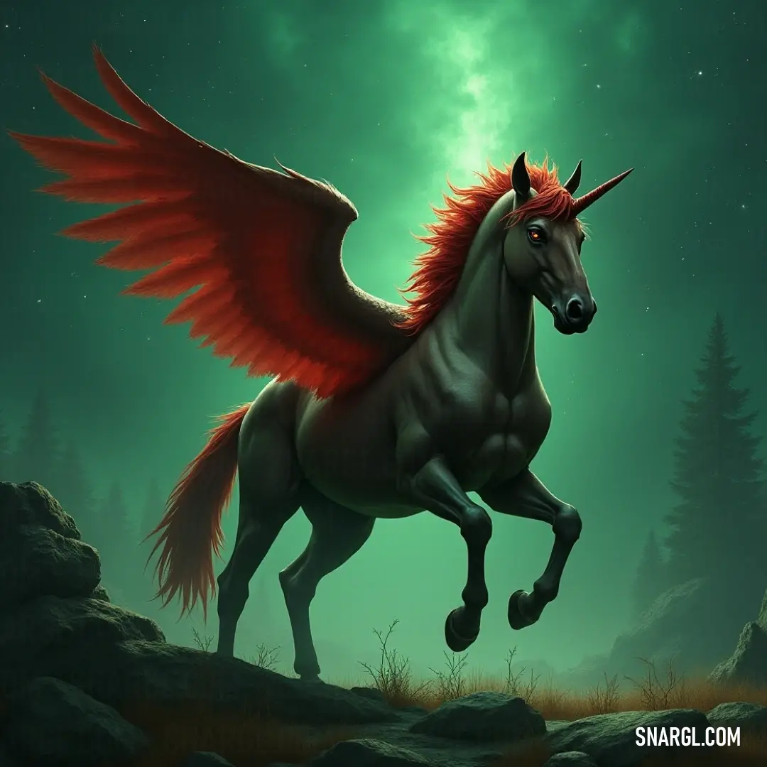 In this enchanting nocturnal scene, the Windrider races joyfully across a hilltop beneath a luminous full moon, its bold red wings contrasting against a sparkling sky brimming with stars. Under the shimmering light of a full moon, the Windrider dashes across a hill, its vibrant red wings creating a striking silhouette against a starry night sky filled with wonder and mystery.