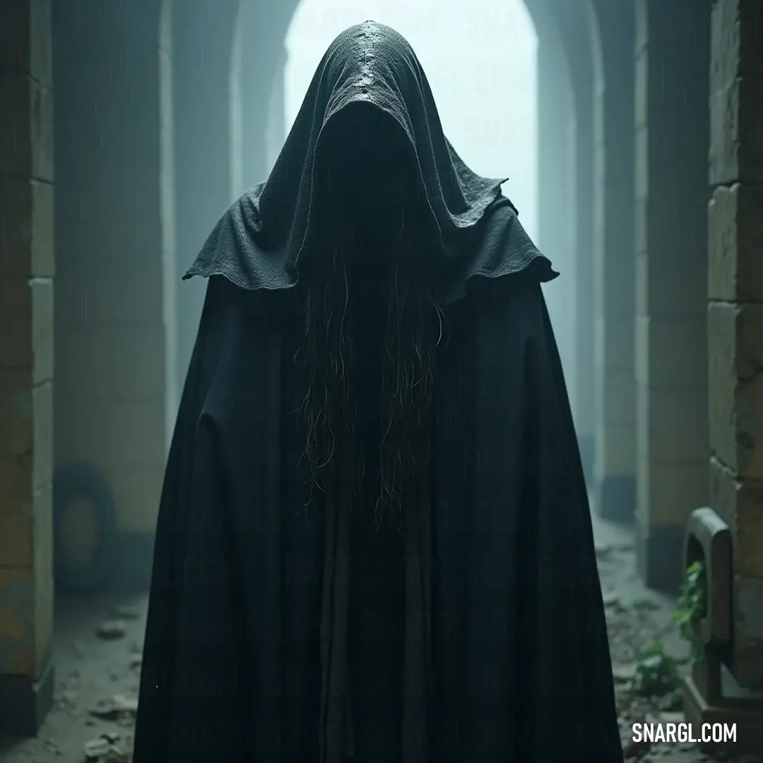 A cloaked wraithcaller stands in a shadowy tunnel, poised between darkness and light, embodying the myriad mysteries that dwell within the dusky corridors of forgotten realms. A wraithcaller enveloped in a shadowy cloak stands vigil in a dim tunnel, where light streams through an archway, illuminating the eerie ambiance. The interplay of darkness and light crafts a scene rich with danger and enchantment, holding the promise of