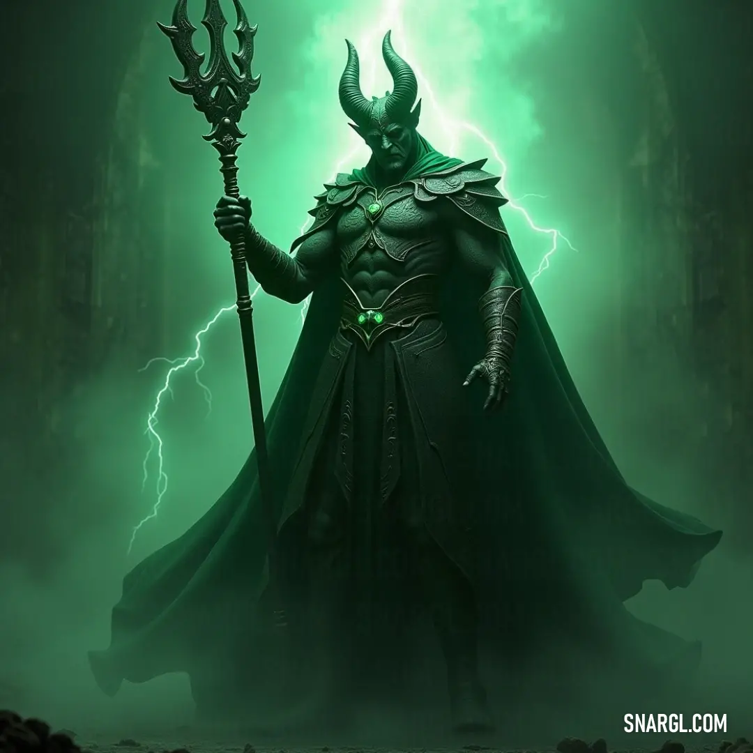 Mystical Ziminiar Cloaked in Enchanting Green Light The enigmatic Ziminiar, enveloped in a rich green cloak, holds a shimmering staff alight with verdant light, suggesting unearthly powers that could reshape the worlds around him, whispering of magic and intrigue.