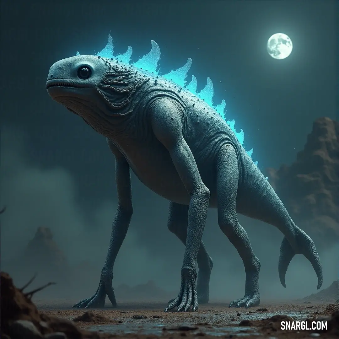 An evocative portrayal demonstrating the potential impact of climate change on a creature, symbolizing the looming threats to its survival amid shifting environmental conditions.